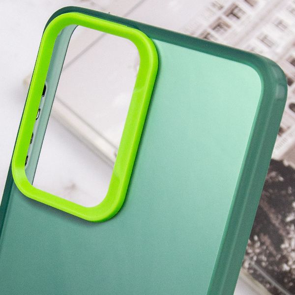 TPU+PC чохол Magic glow with protective edge для Samsung Galaxy S20 FE Green (264323) 264323 фото