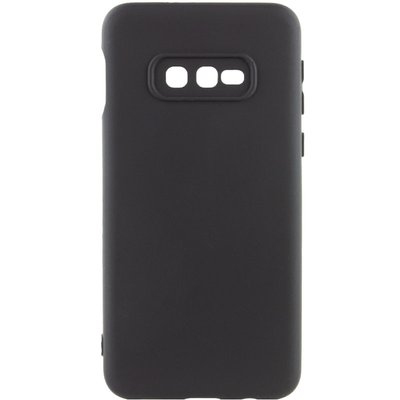 Чохол Silicone Cover Lakshmi Full Camera (A) для Samsung Galaxy S10e Чорний / Black (212451) 212451 фото