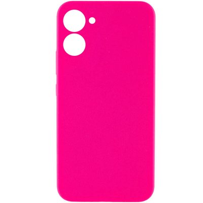 Чохол Silicone Cover Lakshmi Full Camera (AAA) для Realme C33 Рожевий / Barbie pink (263805) 263805 фото