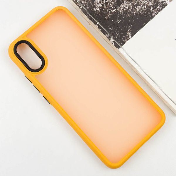 Чохол TPU+PC Lyon Frosted для Xiaomi Redmi 9A Orange (265597) 265597 фото