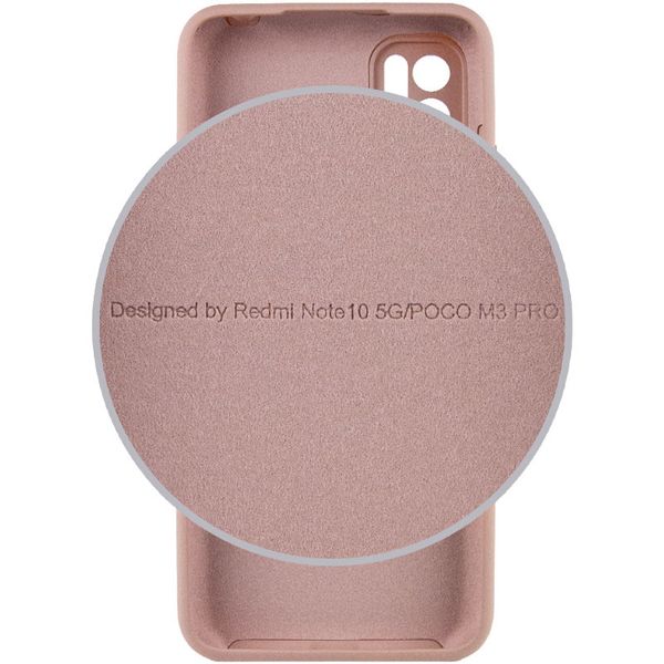 Чохол Silicone Cover Full Camera (AA) для Xiaomi Redmi Note 10 5G Рожевий / Pink Sand (188002) 188002 фото