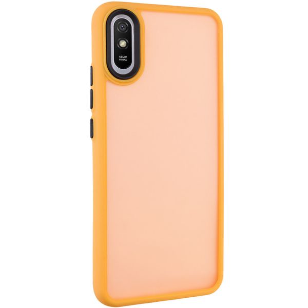 Чохол TPU+PC Lyon Frosted для Xiaomi Redmi 9A Orange (265597) 265597 фото