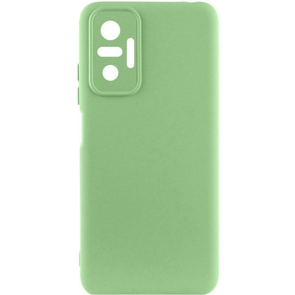 Чохол Silicone Cover Lakshmi Full Camera (AAA) для Xiaomi Redmi Note 11 Pro (Global) М'ятний / Mint (253012) 253012 фото