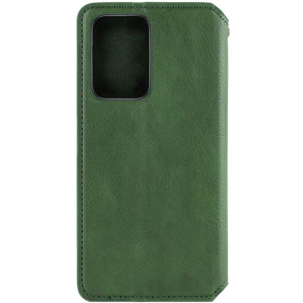 Шкіряний чохол книжка GETMAN Cubic (PU) для Samsung Galaxy S23 FE Зелений (268123) 268123 фото