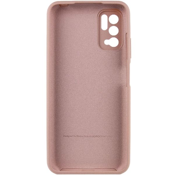 Чохол Silicone Cover Full Camera (AA) для Xiaomi Redmi Note 10 5G Рожевий / Pink Sand (188002) 188002 фото