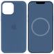 Чехол Silicone case (AAA) full with Magsafe and Animation для Apple iPhone 15 Pro Max (6.7") Синий / Winter blue (265996) 265996 фото 1