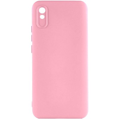 Чохол Silicone Cover Lakshmi Full Camera (AAA) для Xiaomi Redmi 9A Рожевий / Light pink (264046) 264046 фото