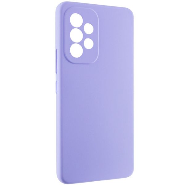 Чохол Silicone Cover Lakshmi Full Camera (AAA) для Samsung Galaxy A33 5G Бузковий / Dasheen (253077) 253077 фото