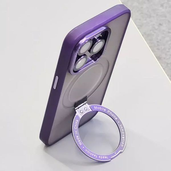 TPU+PC чохол WAVE Attraction case with Magnetic Safe для Apple iPhone 14 Pro (6.1") Purple (264880) 264880 фото