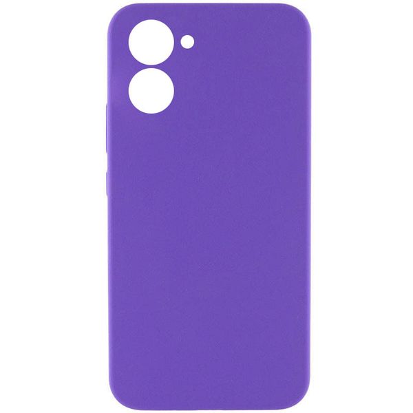 Чохол Silicone Cover Lakshmi Full Camera (AAA) для Realme C33 Фіолетовий / Amethyst (263811) 263811 фото