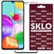 Захисне скло SKLO 3D (full glue) для Samsung Galaxy A22 4G Чорний (250481) 250481 фото 1