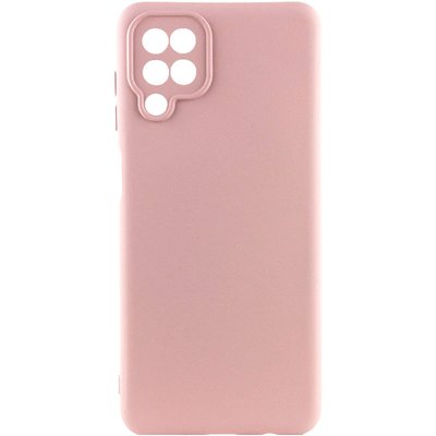 Чохол Silicone Cover Lakshmi Full Camera (A) для Samsung Galaxy A12 Рожевий / Pink (212679) 212679 фото