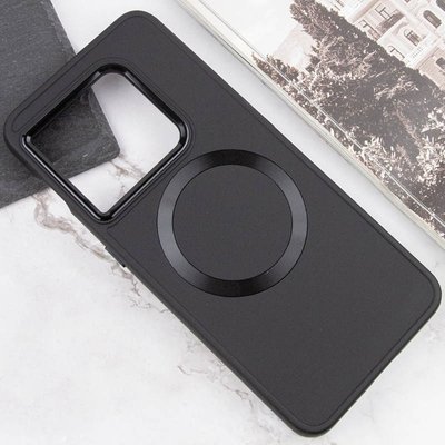 TPU чохол Bonbon Metal Style with MagSafe для OnePlus 10 Pro Чорний / Black (258520) 258520 фото