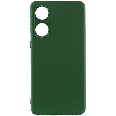 Чохол Silicone Cover Lakshmi Full Camera (A) для Oppo A78 4G Зелений / Dark green (263317) 263317 фото