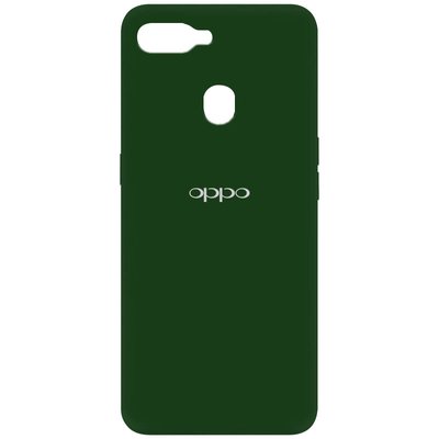 Чохол Silicone Cover My Color Full Protective (A) для Oppo A5s Зелений / Dark green (137883) 137883 фото