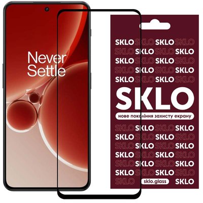 Захисне скло SKLO 3D (full glue) для OnePlus Nord 3 Чорний (260179) 260179 фото