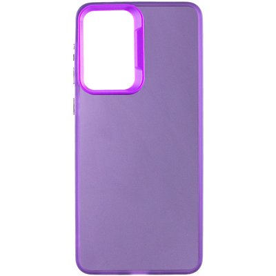 TPU+PC чохол Magic glow with protective edge для Samsung Galaxy S20 FE Purple (264326) 264326 фото