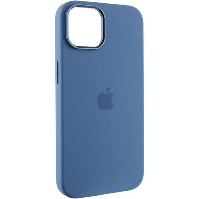 Чохол Silicone Case Metal Buttons (AA) для Apple iPhone 14 (6.1") Синій / Blue Jay (256194) 256194 фото