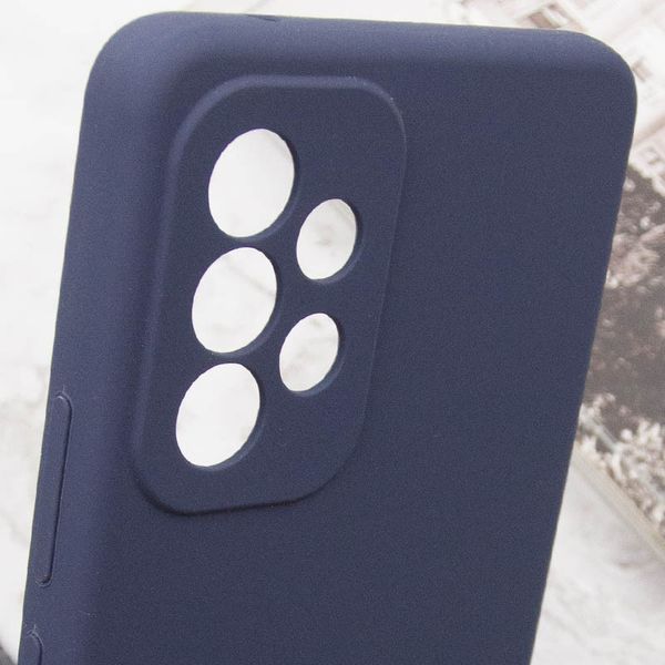 Чохол Silicone Cover Lakshmi Full Camera (AAA) для Samsung Galaxy A33 5G Темно-синій / Midnight blue (253078) 253078 фото