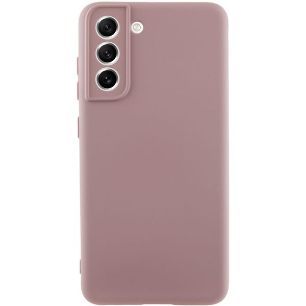 Чохол TPU GETMAN Liquid Silk Full Camera для Samsung Galaxy S21 Рожевий / Pink Sand (300930) 300930 фото