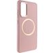 TPU чохол Bonbon Metal Style with MagSafe для Samsung Galaxy S22 Рожевий / Light Pink (258606) 258606 фото 1