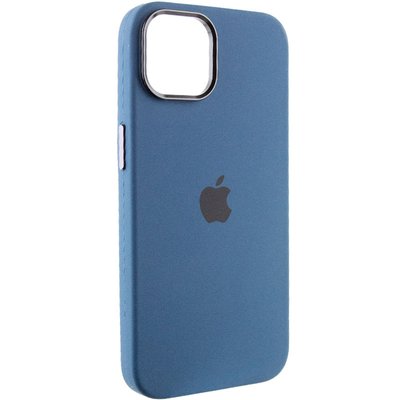 Чохол Silicone Case Metal Buttons (AA) для Apple iPhone 14 (6.1") Синій / Navy blue (256195) 256195 фото