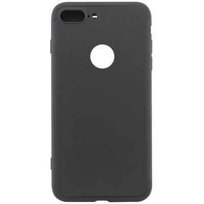 Пластикова накладка GKK LikGus 360 градусів (opp) з лого для Apple iPhone SE (2020) Чорний (211255) 211255 фото