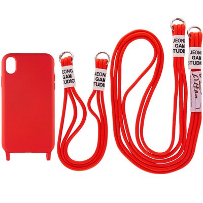 Чохол TPU two straps California для Apple iPhone XR (6.1") Червоний (218991) 218991 фото