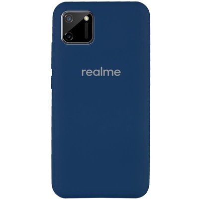 Чохол Silicone Cover Full Protective (AA) для Realme C11 Синій / Navy Blue (151891) 151891 фото