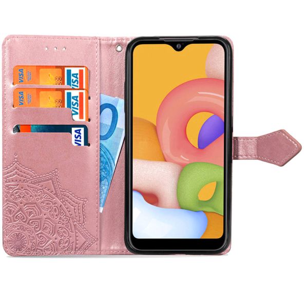 Шкіряний чохол (книжка) Art Case з візитницею для Realme 6 Pro Рожевий (127821) 127821 фото