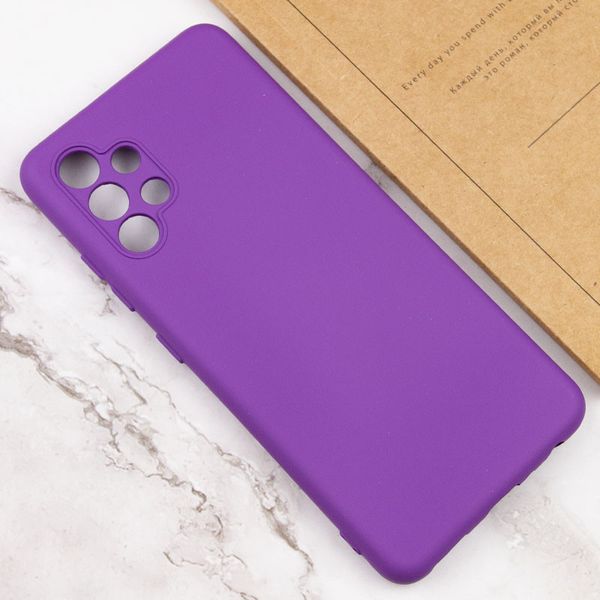 Чохол Silicone Cover Lakshmi Full Camera (A) для Samsung Galaxy A32 (A325F) 4G Фіолетовий / Purple (212372) 212372 фото