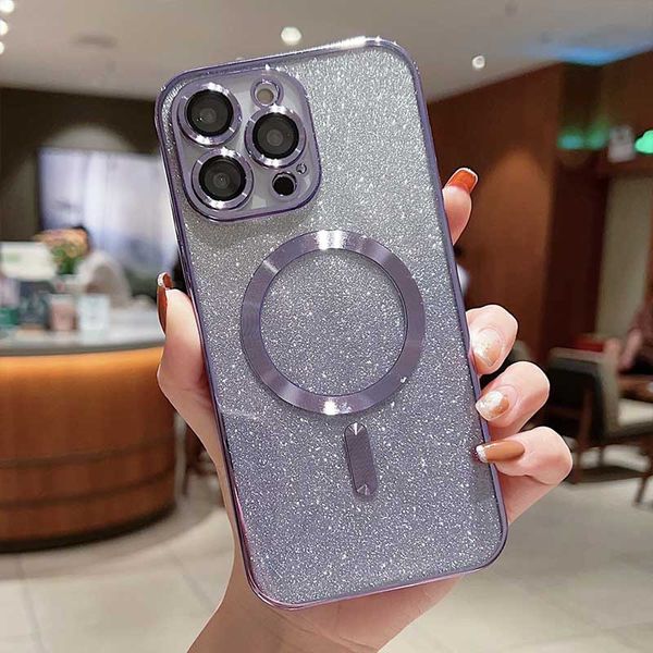 TPU чохол Delight case with MagSafe з захисними лінзами на камеру для Apple iPhone 12 Pro Max Фіолетовий / Deep Purple (261340) 261340 фото