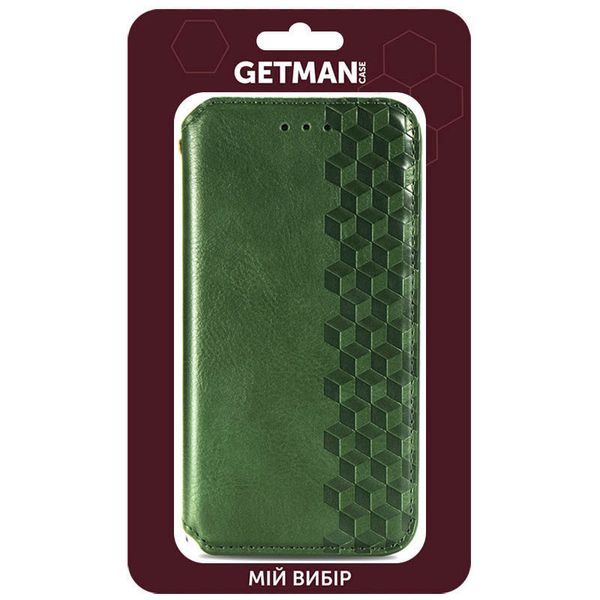 Шкіряний чохол книжка GETMAN Cubic (PU) для Samsung Galaxy M23 5G Зелений (217146) 217146 фото