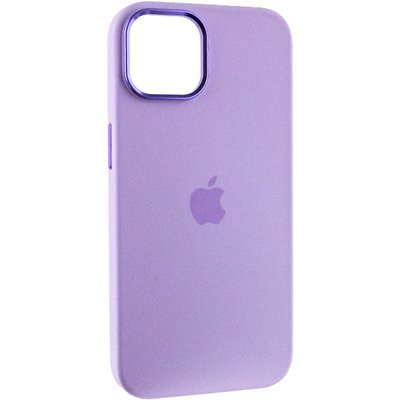 Чохол Silicone Case Metal Buttons (AA) для Apple iPhone 14 (6.1") Бузковий / Lilac (256196) 256196 фото