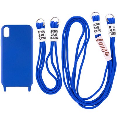 Чохол TPU two straps California для Apple iPhone XR (6.1") Синій / Iris (220129) 220129 фото