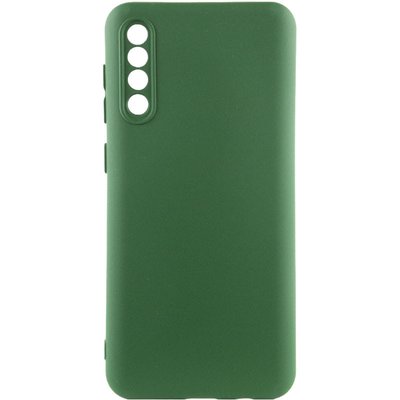 Чохол Silicone Cover Lakshmi Full Camera (A) для Samsung Galaxy A50 (A505F) Зелений / Dark green (212377) 212377 фото