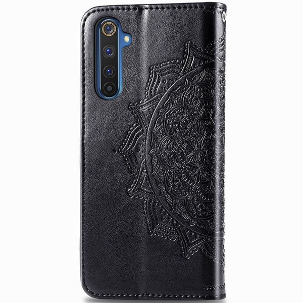 Шкіряний чохол (книжка) Art Case з візитницею для Realme 6 Pro Чорний (127825) 127825 фото