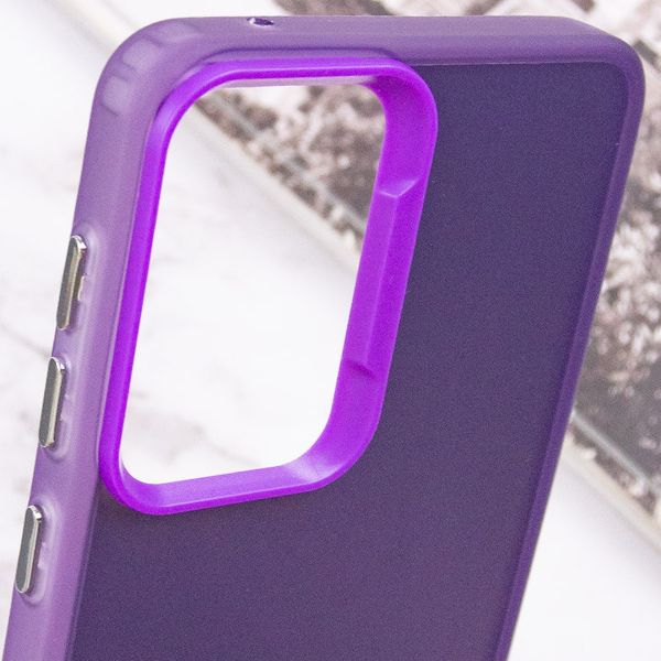 TPU+PC чохол Magic glow with protective edge для Apple iPhone 15 Pro Max (6.7") Purple (264222) 264222 фото